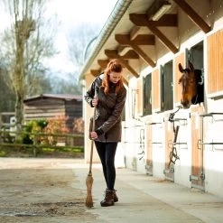 Horze Billie Women's PU Rain Riding Jacket With Fleece -Equestrian Clothing Shop 33501 BRBR 3