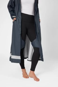 Horze Hazel Women's Long Raincoat With Slits -Equestrian Clothing Shop 33503 vdb 05