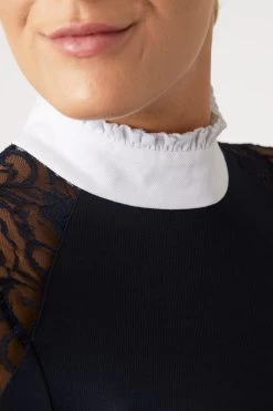 Horze Sylvie Women's Long Sleeve Lace Show Shirt 18 Horze Sylvie Women's Long Sleeve Lace Show Shirt -Equestrian Clothing Shop 33530 VDB 5