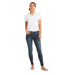 Ariat Halo Denim FS Breeches For Women 6 Ariat Halo Denim FS Breeches For Women -Equestrian Clothing Shop 335356 DB 3
