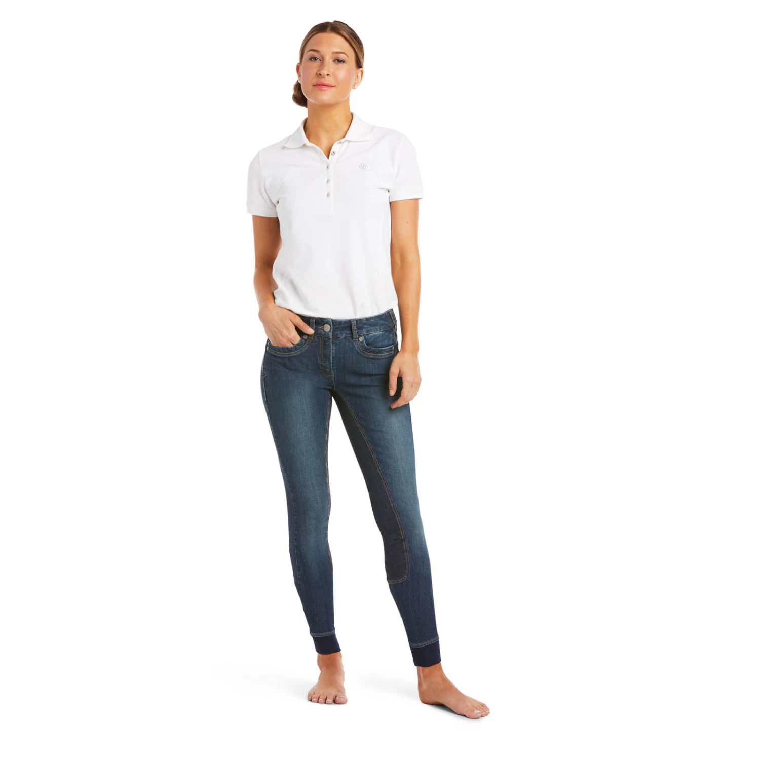 Ariat Halo Denim FS Breeches For Women 3 Ariat Halo Denim FS Breeches For Women - Image 3