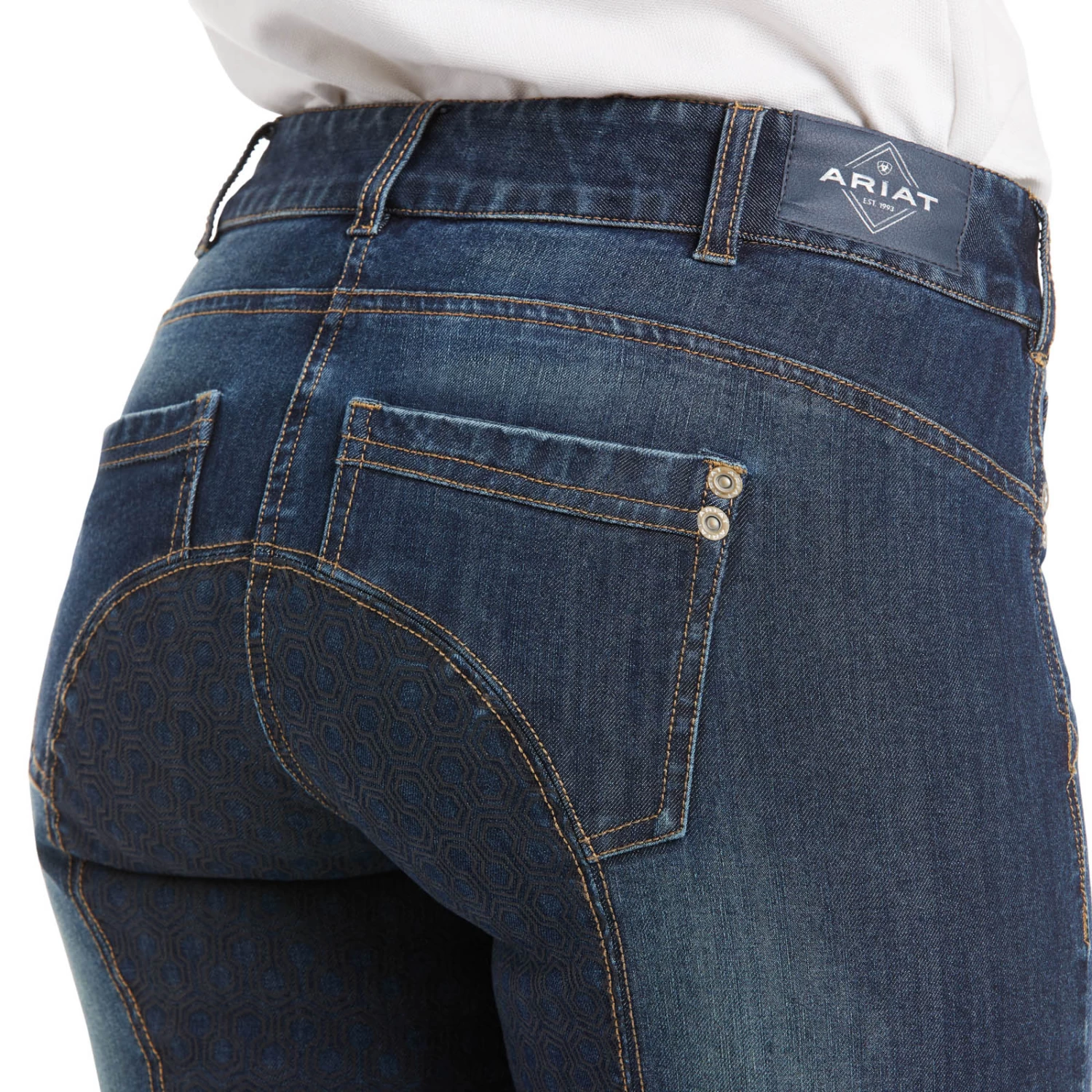 Ariat Halo Denim FS Breeches For Women 4 Ariat Halo Denim FS Breeches For Women - Image 4
