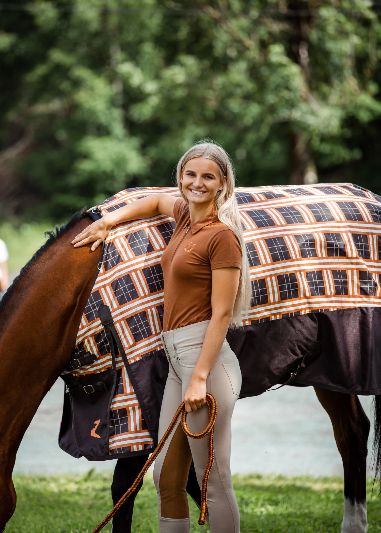 Horze Amy Women's Short Sleeve Cotton Stretch Polo Shirt 15 Horze Amy Women's Short Sleeve Cotton Stretch Polo Shirt - Image 15