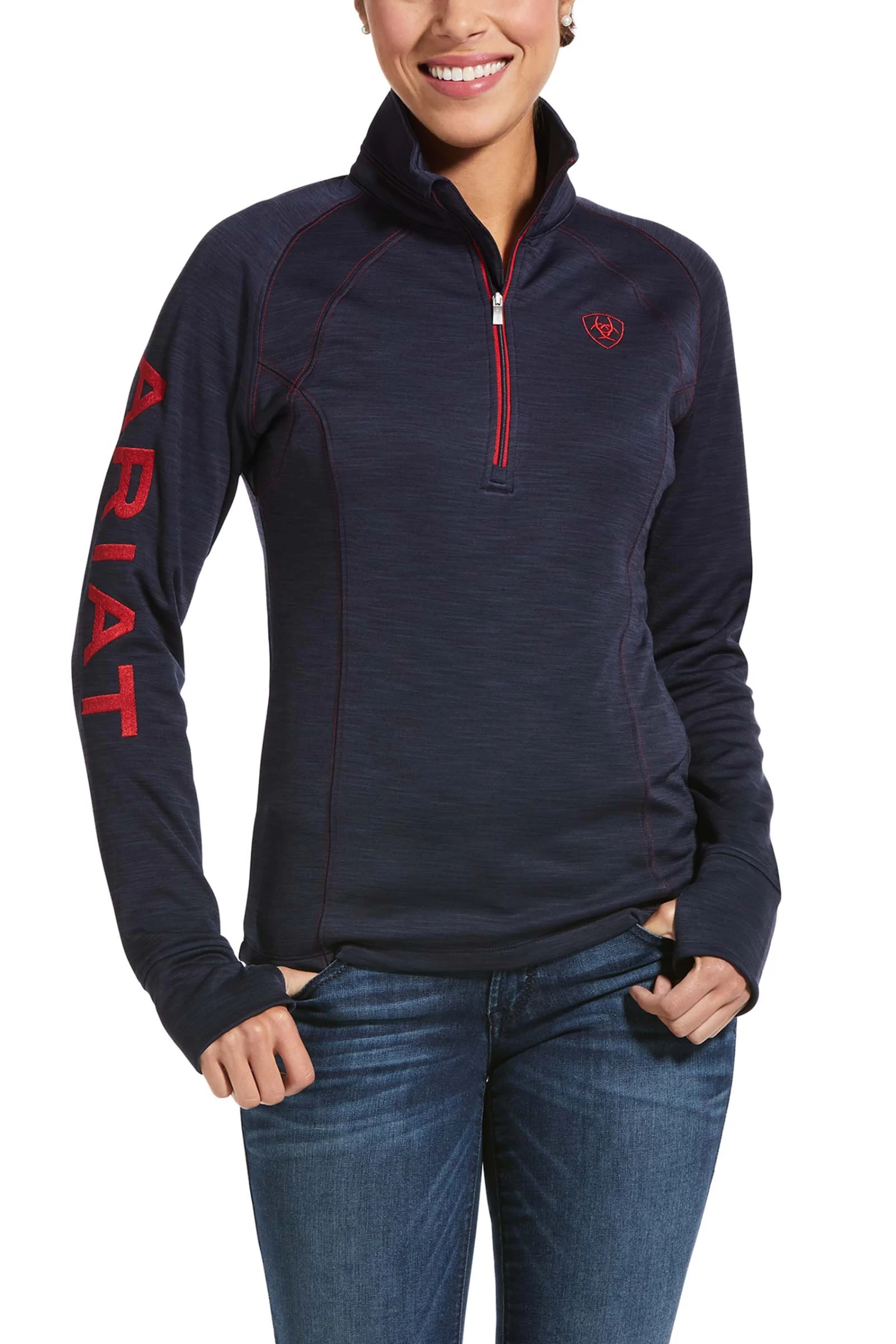 Ariat Women's Laguna 1/4 Zip Longsleeve 8 Ariat Women's Laguna 1/4 Zip Longsleeve - Image 8