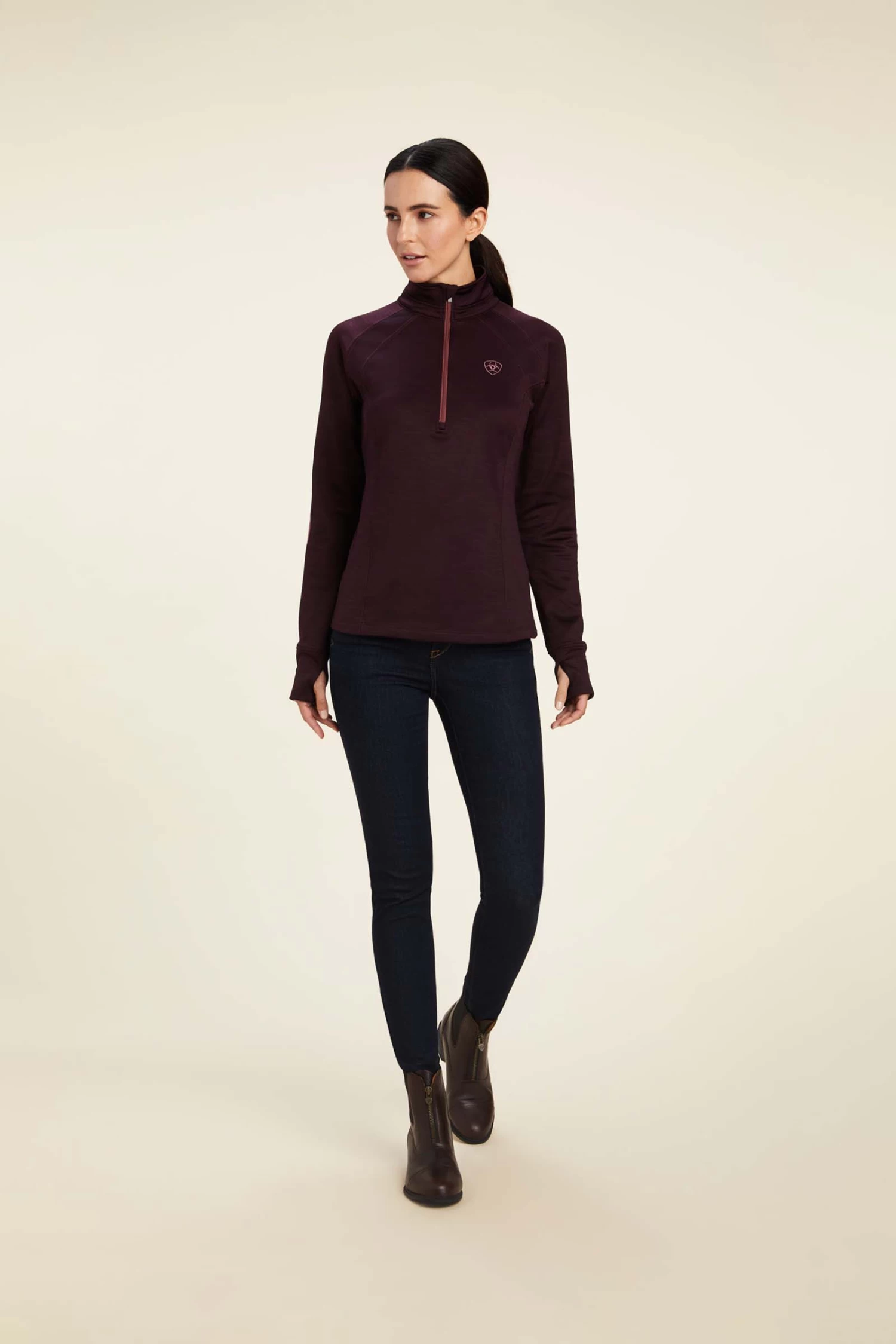 Ariat Women's Laguna 1/4 Zip Longsleeve 10 Ariat Women's Laguna 1/4 Zip Longsleeve - Image 10