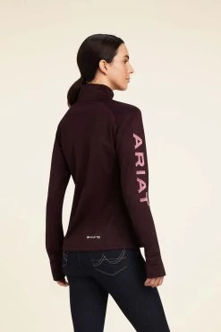 Ariat Women's Laguna 1/4 Zip Longsleeve 26 Ariat Women's Laguna 1/4 Zip Longsleeve -Equestrian Clothing Shop 335372 MBRE 3