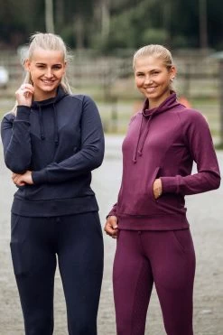 Horze Elinor Women's Sweatshirt With High Collar -Equestrian Clothing Shop 33545 EDPU 4