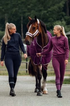Horze Elinor Women's Sweatshirt With High Collar -Equestrian Clothing Shop 33545 VDB 6