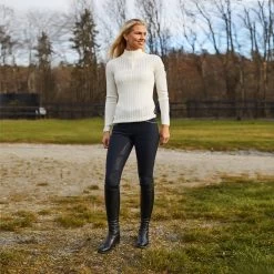 B Vertigo Ruth Women's Knitted Pullover With Zipper -Equestrian Clothing Shop 33546 EWH 4