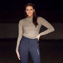 B Vertigo Ruth Women's Knitted Pullover With Zipper -Equestrian Clothing Shop 33546 TWBR 4