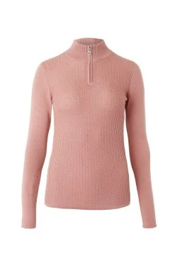 B Vertigo Ruth Women's Knitted Pullover With Zipper -Equestrian Clothing Shop 33546 orpi 01