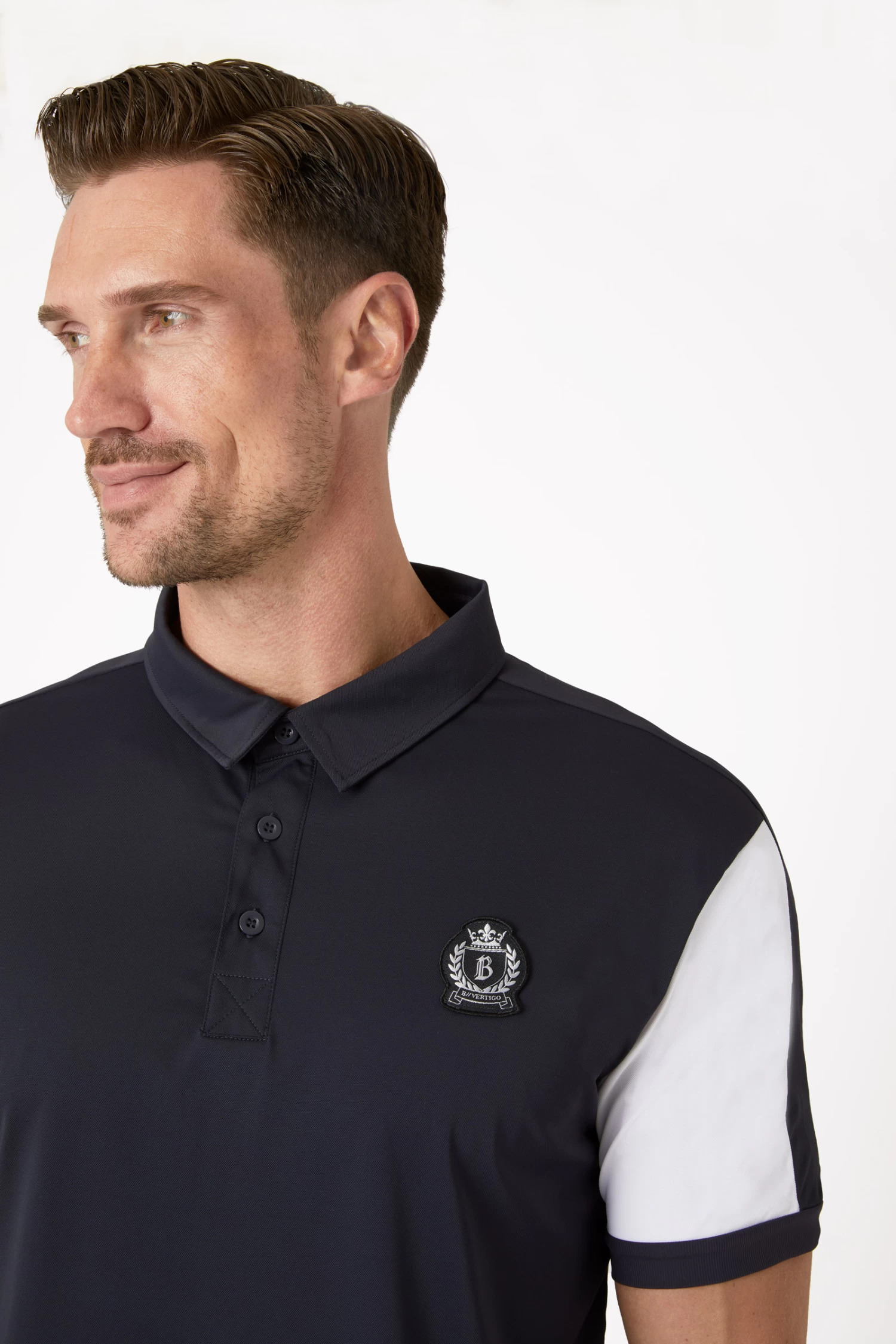 B Vertigo Alec Men's Functional Polo Shirt 5 B Vertigo Alec Men's Functional Polo Shirt - Image 5