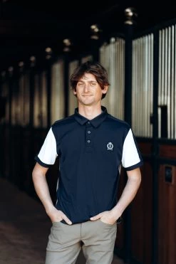 B Vertigo Alec Men's Functional Polo Shirt 24 B Vertigo Alec Men's Functional Polo Shirt -Equestrian Clothing Shop 33592 vdb fsbr 08