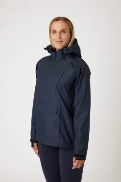 Horze Ayla Women's Rain Riding Riding Jacket With Zippers -Equestrian Clothing Shop 33628 VDB 2