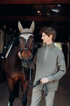 B Vertigo Nicolas Men's Functional Sweatshirt With Zipper Pockets -Equestrian Clothing Shop 33630 fsbr 08