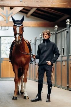 B Vertigo Nicolas Men's Functional Sweatshirt With Zipper Pockets -Equestrian Clothing Shop 33630 vdb 09