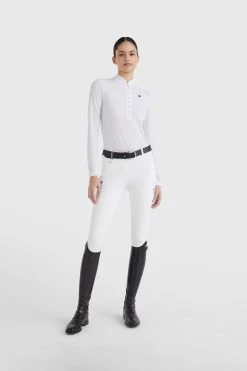 Tommy Hilfiger Equestrian Women's Show Shirt Longsleeve -Equestrian Clothing Shop 336331 WH 3