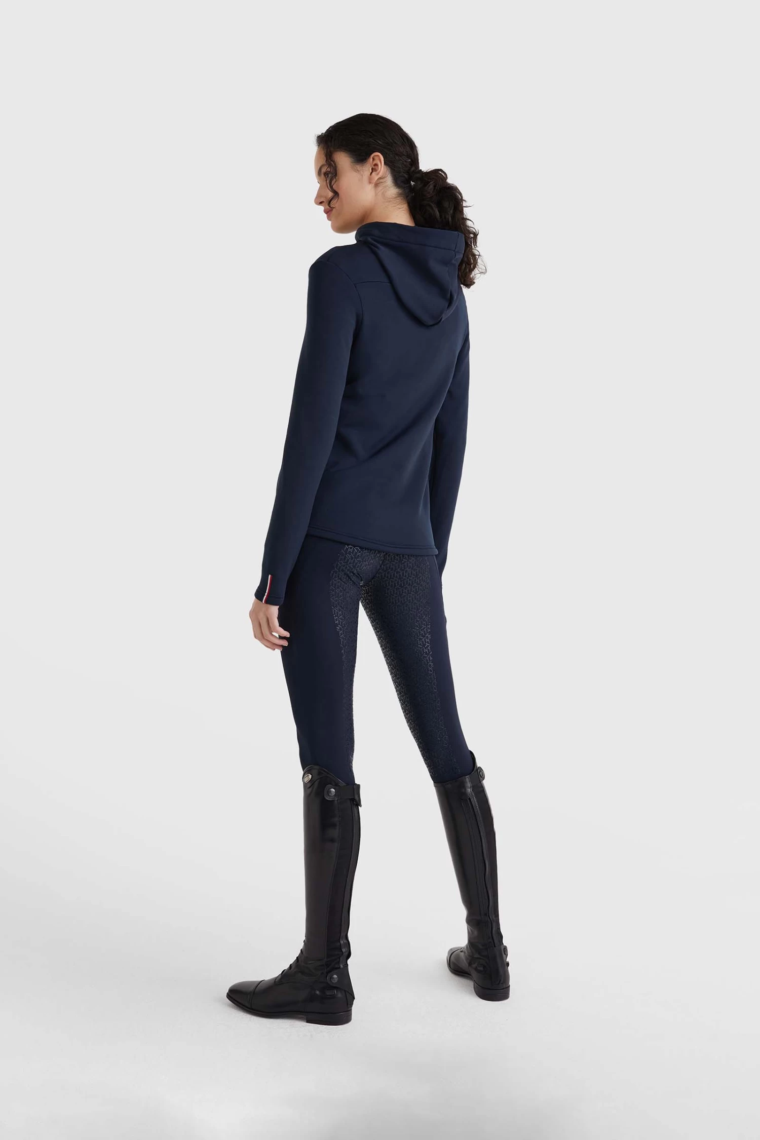 Tommy Hilfiger Equestrian Unicolor Women's Training Jacket 4 Tommy Hilfiger Equestrian Unicolor Women's Training Jacket - Image 4