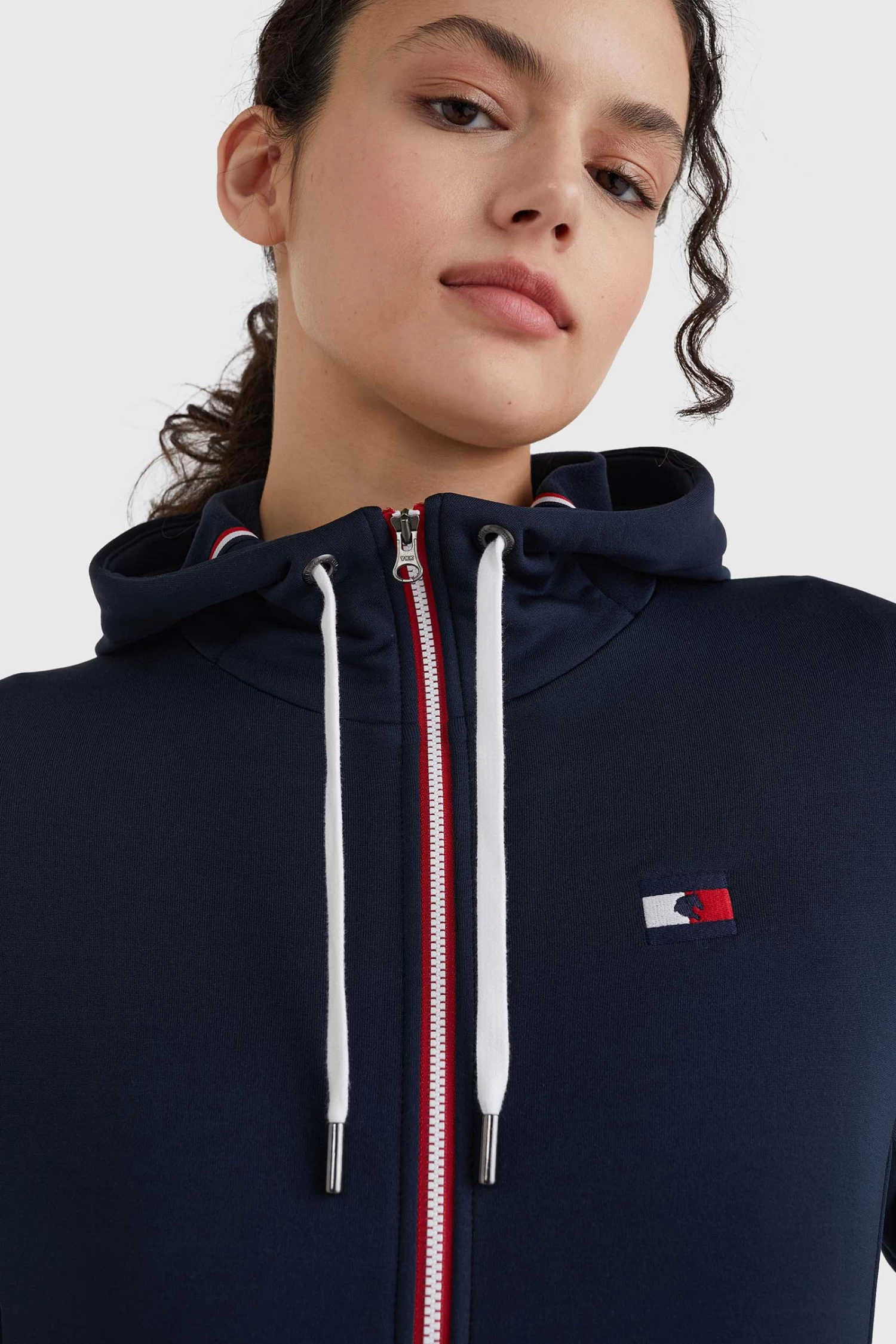 Tommy Hilfiger Equestrian Unicolor Women's Training Jacket 5 Tommy Hilfiger Equestrian Unicolor Women's Training Jacket - Image 5
