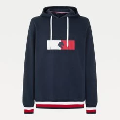Tommy Hilfiger Equestrian Equestrian Statement Men's Hoodie -Equestrian Clothing Shop 336336 DB 1