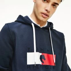 Tommy Hilfiger Equestrian Equestrian Statement Men's Hoodie -Equestrian Clothing Shop 336336 DB 2