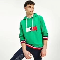 Tommy Hilfiger Equestrian Equestrian Statement Men's Hoodie -Equestrian Clothing Shop 336336 GR 3