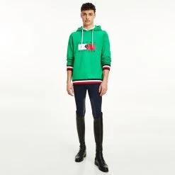 Tommy Hilfiger Equestrian Equestrian Statement Men's Hoodie -Equestrian Clothing Shop 336336 GR 4
