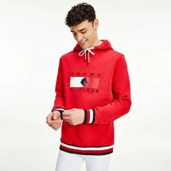 Tommy Hilfiger Equestrian Equestrian Statement Men's Hoodie -Equestrian Clothing Shop 336336 RE 3