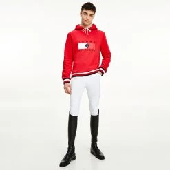 Tommy Hilfiger Equestrian Equestrian Statement Men's Hoodie -Equestrian Clothing Shop 336336 RE 4