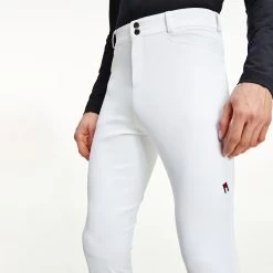 Tommy Hilfiger Equestrian Performance Men's Knee Patch Show Breeches -Equestrian Clothing Shop 336339 WH 2
