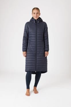 Horze Cecilia Women's Padded Long Riding Coat 12 Horze Cecilia Women's Padded Long Riding Coat -Equestrian Clothing Shop 33649 IKB 3