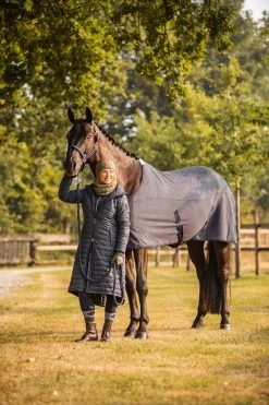 Horze Cecilia Women's Padded Long Riding Coat 16 Horze Cecilia Women's Padded Long Riding Coat -Equestrian Clothing Shop 33649 IKB 7