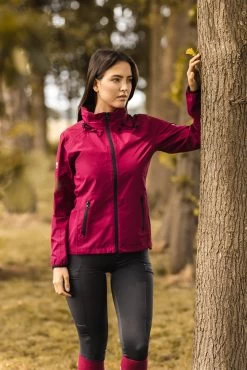 Horze Stella Women's Rain Riding Jacket -Equestrian Clothing Shop 33655 380 08