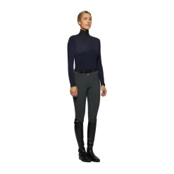 Cavalleria Toscana Women´s Jersey Fleece Half Zip Turtleneck -Equestrian Clothing Shop 336578 DB 3