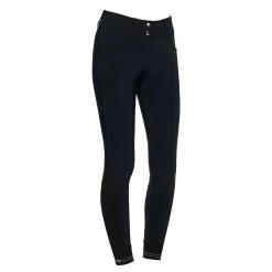 Cavalleria Toscana Embroidery Women's Knee Grip Breeches 13 Cavalleria Toscana Embroidery Women's Knee Grip Breeches -Equestrian Clothing Shop 336828 DB 3