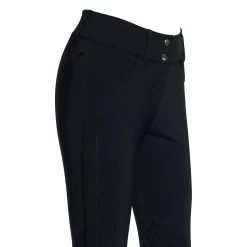 Cavalleria Toscana Embroidery Women's Knee Grip Breeches 14 Cavalleria Toscana Embroidery Women's Knee Grip Breeches -Equestrian Clothing Shop 336828 DB 4