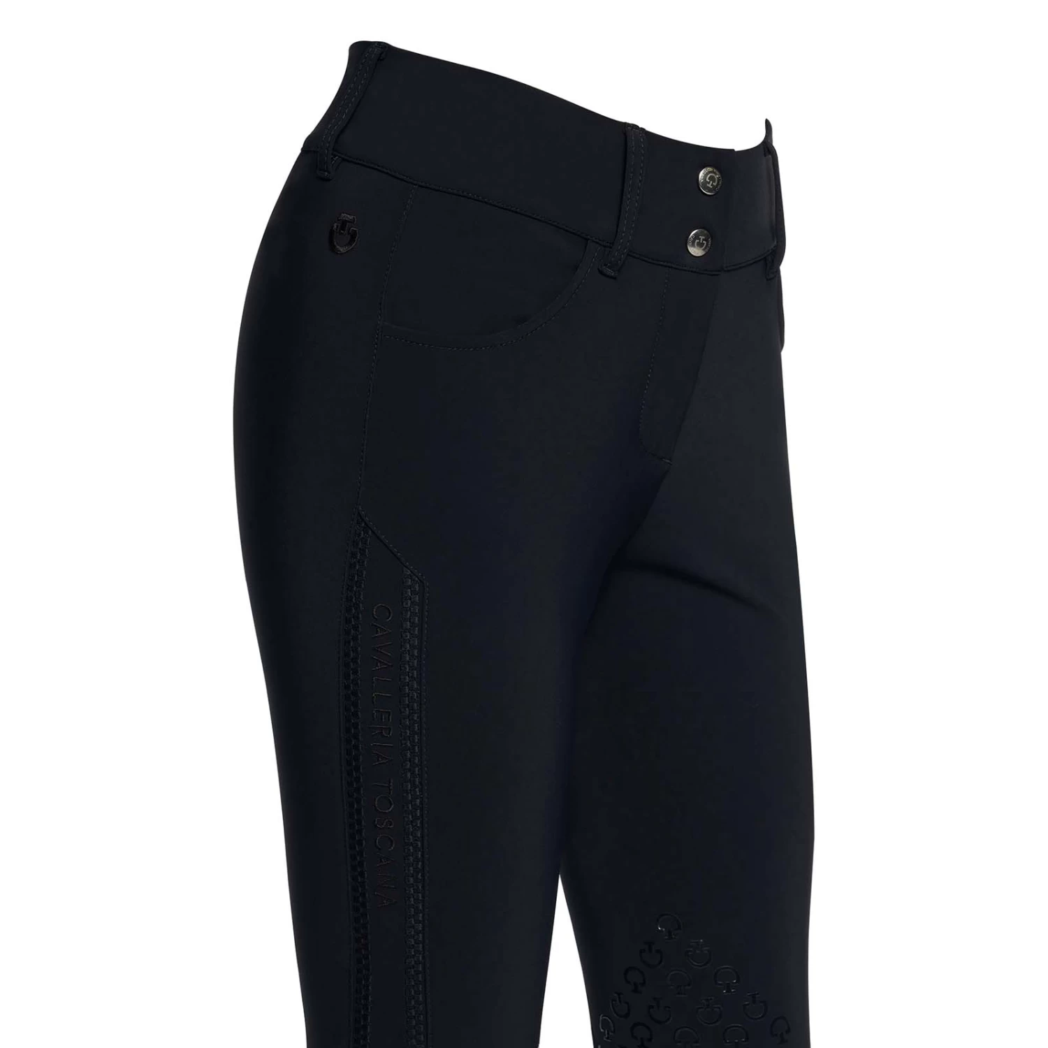 Cavalleria Toscana Embroidery Women's Knee Grip Breeches 7 Cavalleria Toscana Embroidery Women's Knee Grip Breeches - Image 7