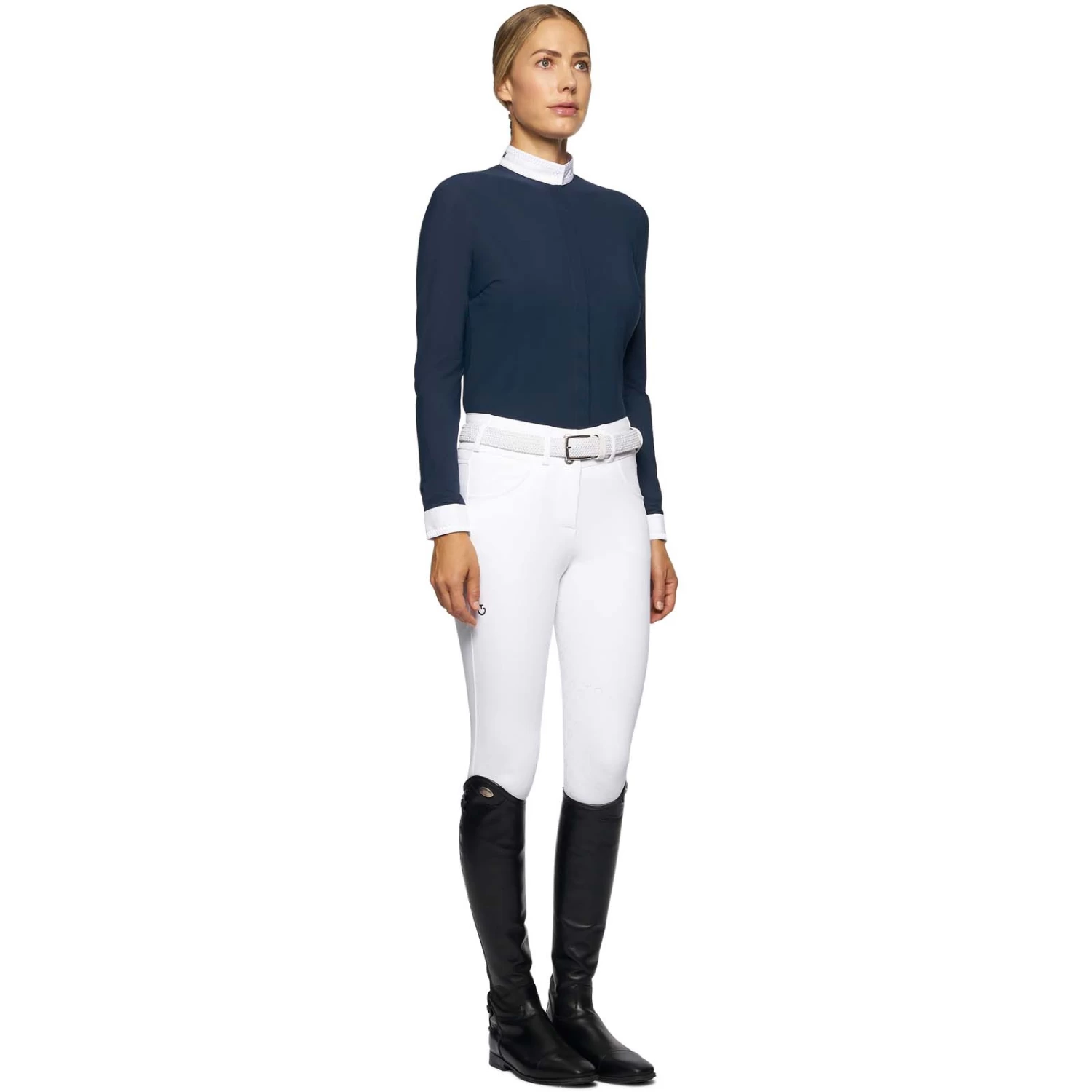 Cavalleria Toscana Embroidery Women's Show Long Sleeve 1 Cavalleria Toscana Embroidery Women's Show Long Sleeve