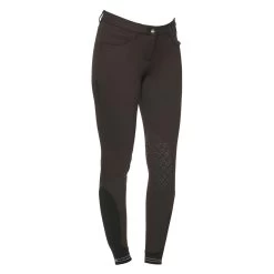 Cavalleria Toscana Women's Knee Grip Breeches Perforated Logo Tape