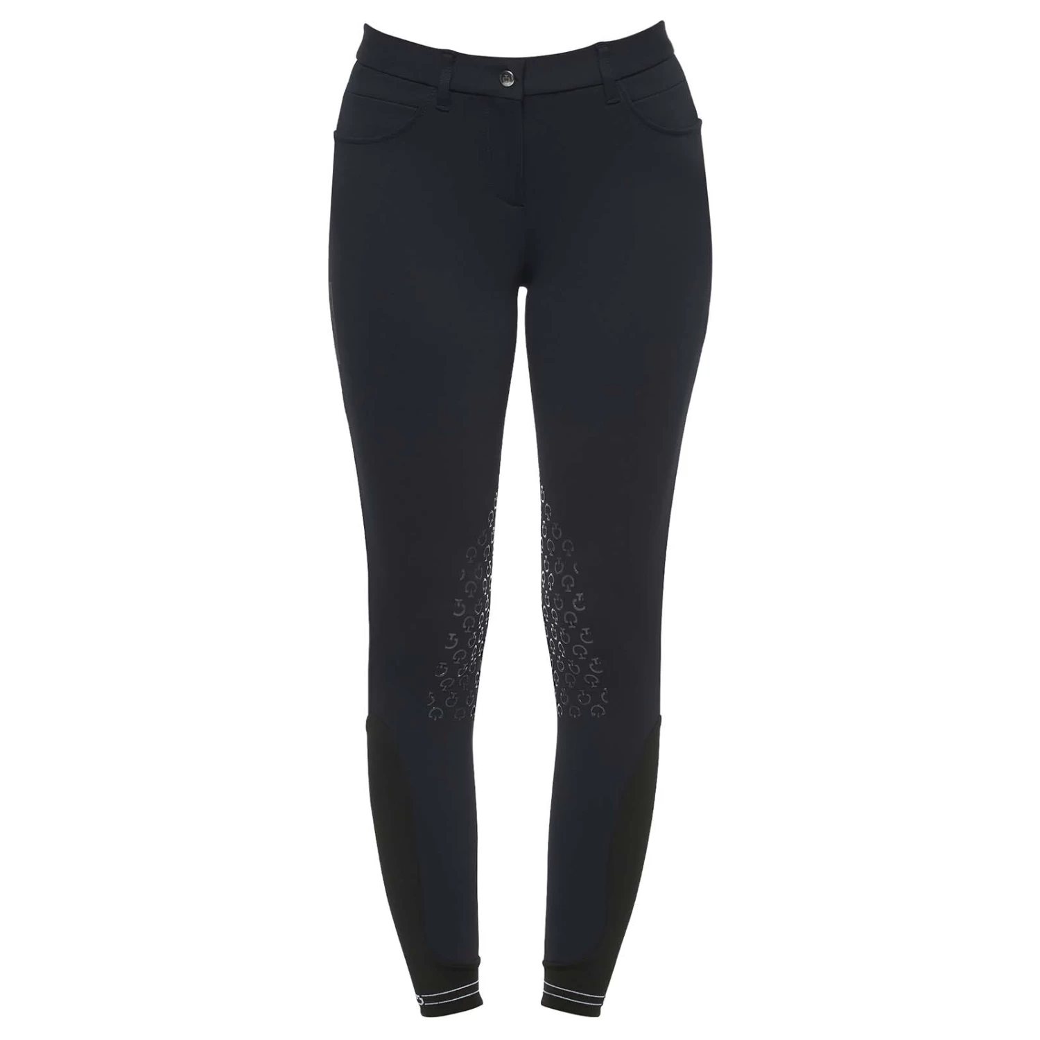 Cavalleria Toscana Women's Knee Grip Breeches Perforated Logo Tape 2 Cavalleria Toscana Women's Knee Grip Breeches Perforated Logo Tape - Image 2