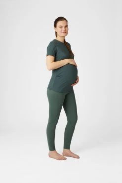 Horze Lily Maternity Functional T-Shirt -Equestrian Clothing Shop 33702 CLGR 3
