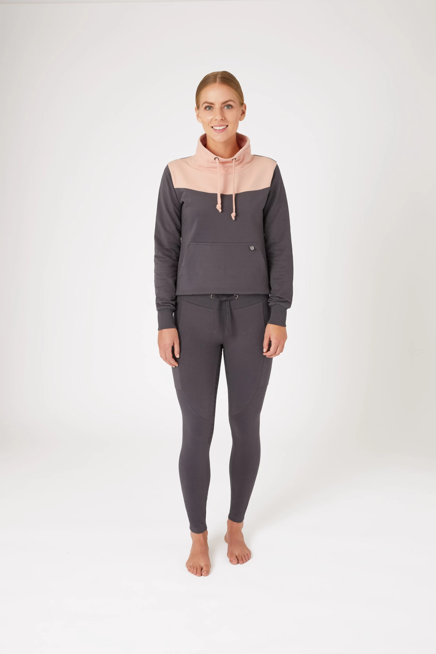 Horze Jade Women's Sweatshirt With High Collar 3 Horze Jade Women's Sweatshirt With High Collar - Image 3