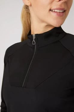 Horze Katya Women's Training Shirt With Fleece Lining -Equestrian Clothing Shop 33712 BL 5