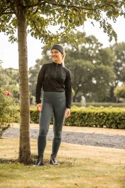 Horze Katya Women's Training Shirt With Fleece Lining -Equestrian Clothing Shop 33712 BL 7