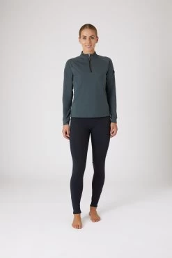 Horze Katya Women's Training Shirt With Fleece Lining -Equestrian Clothing Shop 33712 UDGR 3