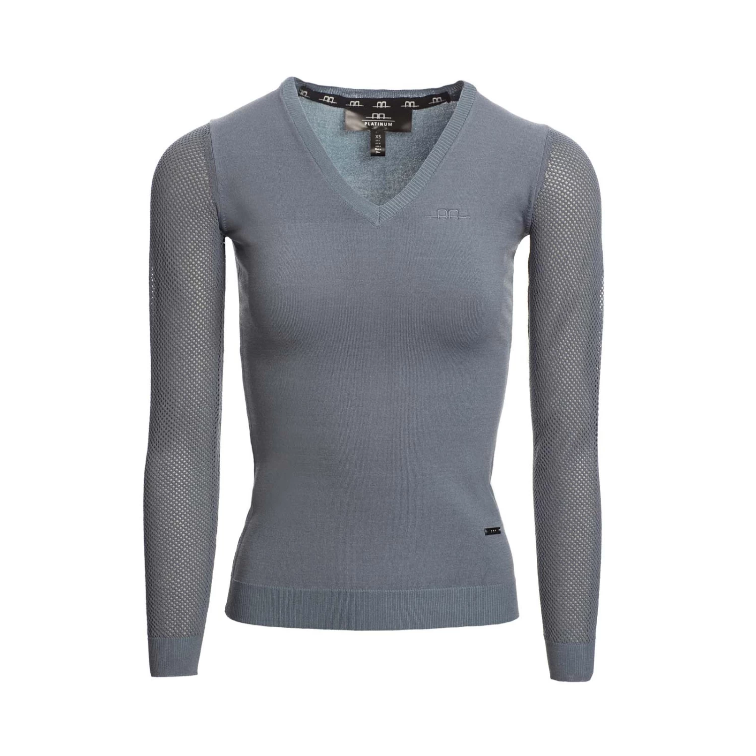 AA Ladies' Sweater With Perforated Sleeves 2 AA Ladies' Sweater With Perforated Sleeves - Image 2