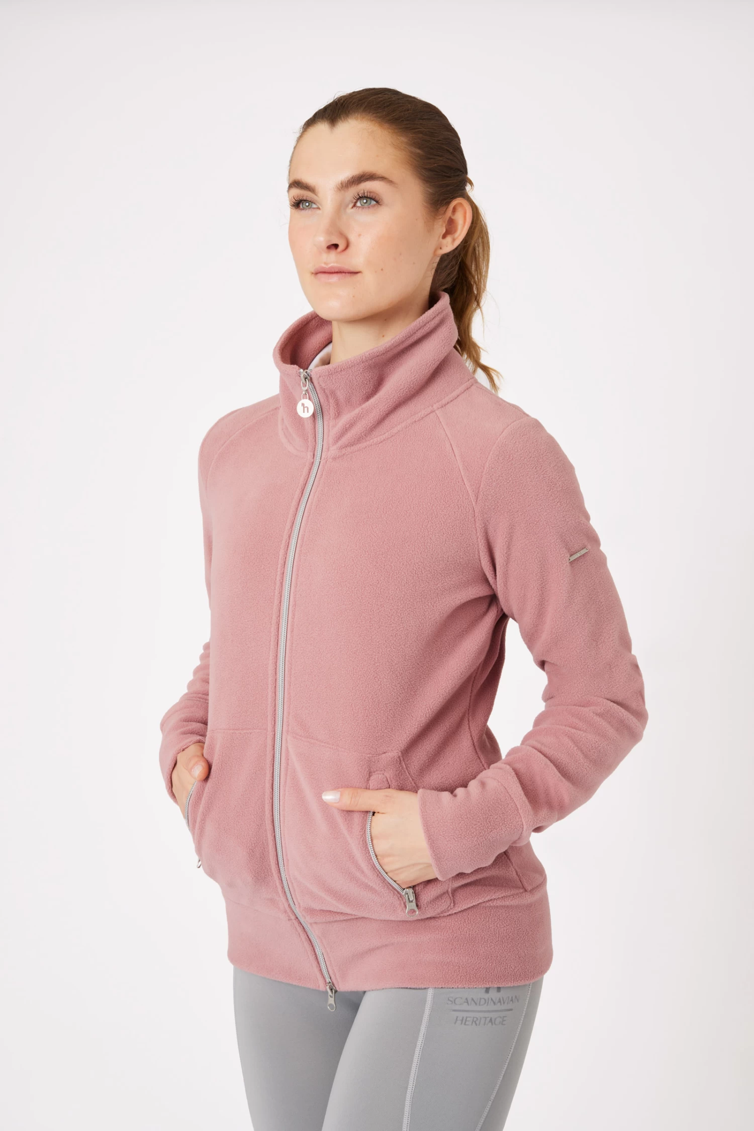 Horze Ellie Women's Fleece Riding Riding Jacket 2 Horze Ellie Women's Fleece Riding Riding Jacket - Image 2