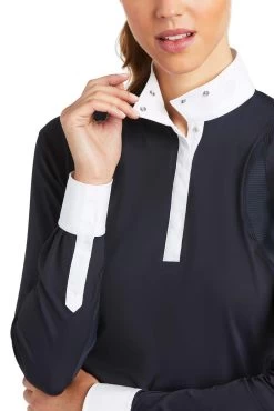 Ariat Auburn Women's Longsleeve Show Shirt -Equestrian Clothing Shop 337699 DB 4