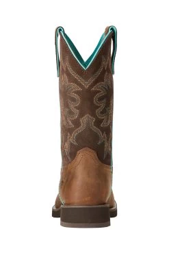 Ariat Delilah Round Toe Western Boot -Equestrian Clothing Shop 337700 BR DBR 03