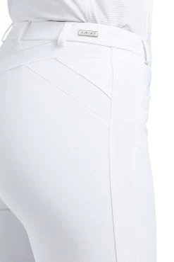 Ariat Triton Grip Women's Knee Grip Breeches 11 Ariat Triton Grip Women's Knee Grip Breeches -Equestrian Clothing Shop 337725 WH 5
